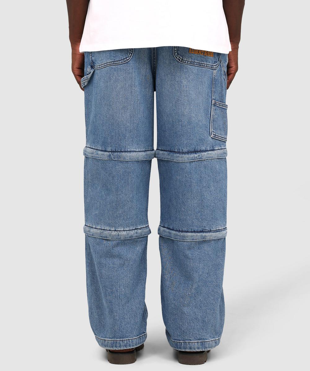 Timberland X Beams Denim carpenter zip-off pant | LIGHT SHADE