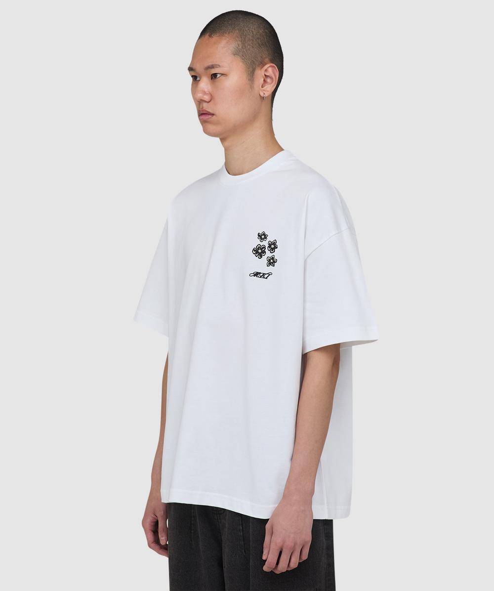 トップス shishikui holed north / WHITE MKI MIYUKI ZOKU Hibiscus t-shirt | WHITE | SEVENSTORE