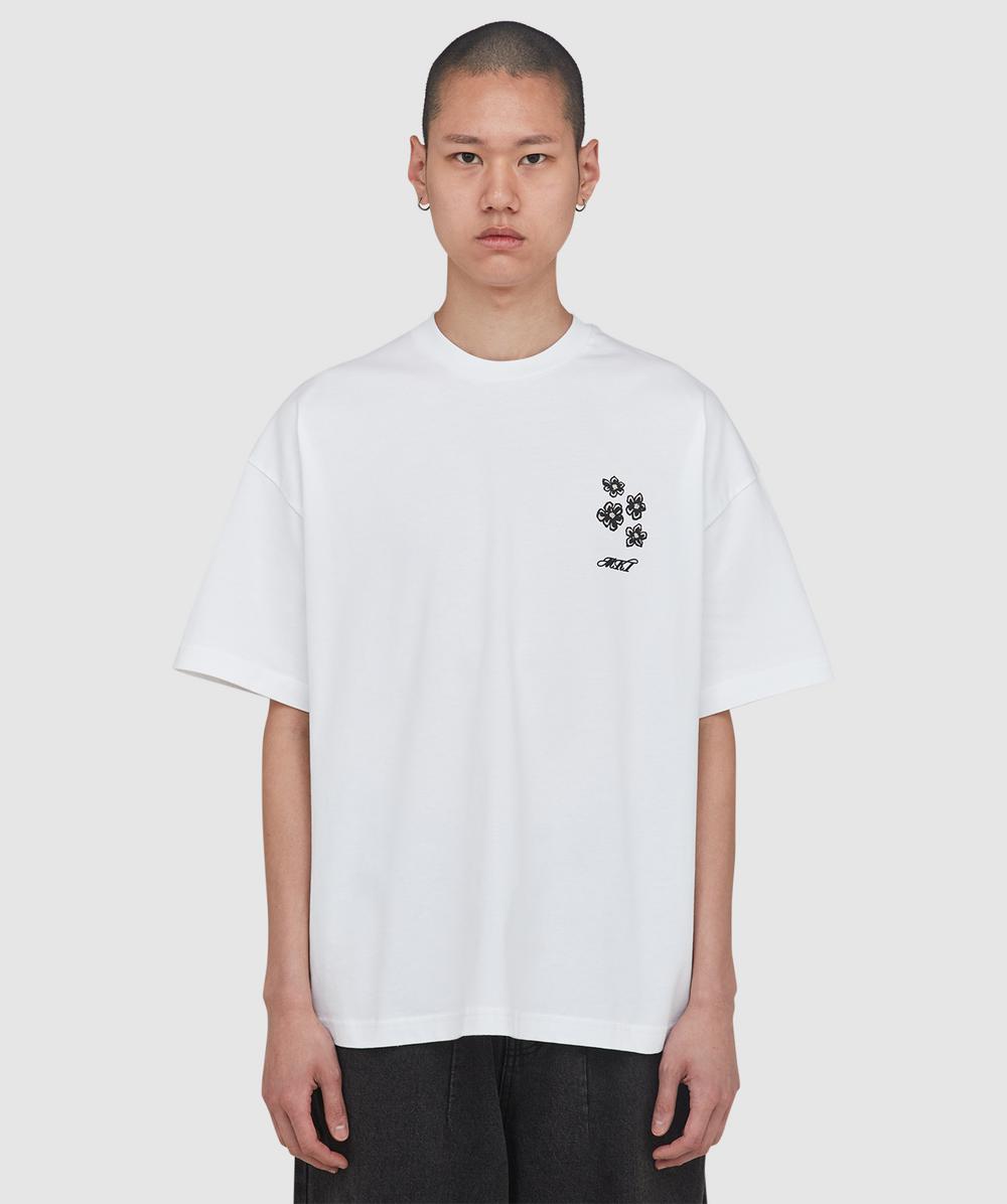 MKI MIYUKI ZOKU Hibiscus t-shirt | WHITE | SEVENSTORE