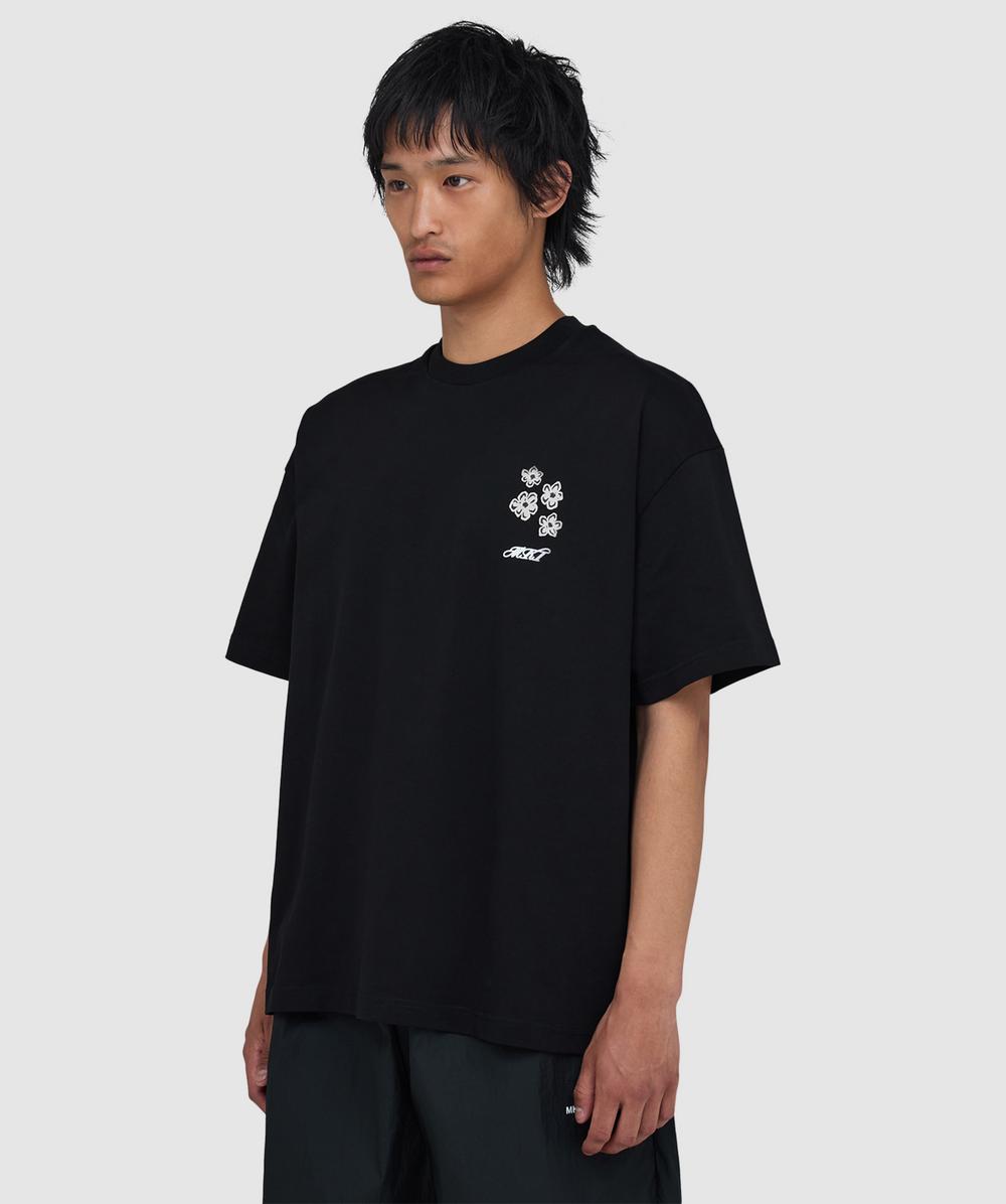 MKI MIYUKI ZOKU Hibiscus t-shirt | BLACK | SEVENSTORE