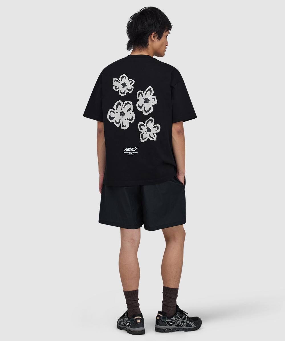 ミツキ！！ MKI MIYUKI ZOKU Hibiscus t-shirt | BLACK | SEVENSTORE