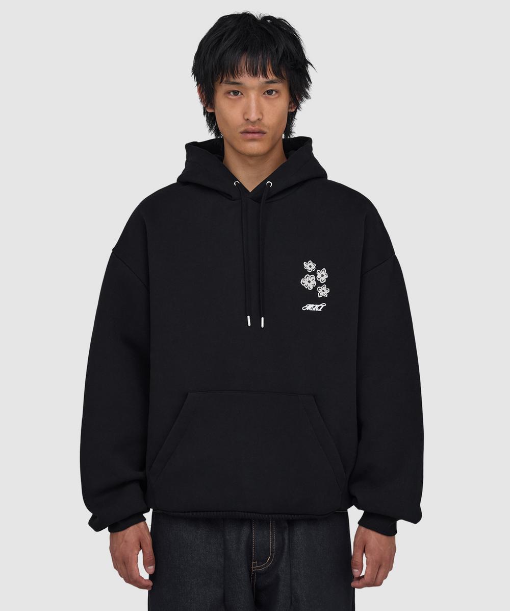 ミュージシャン Motoki's Birthday Hoodie MKI MIYUKI ZOKU Hibiscus hoodie | BLACK | SEVENSTORE
