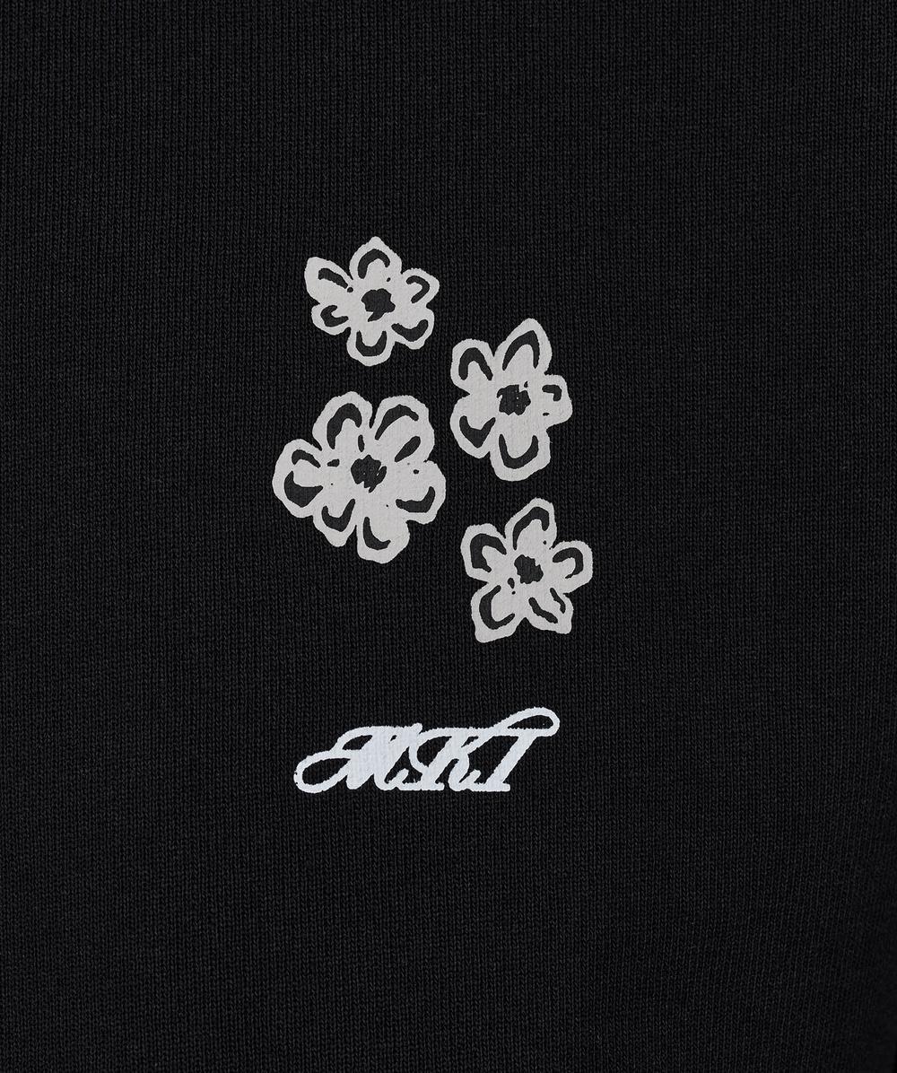 MKI MIYUKI ZOKU Hibiscus hoodie | BLACK | SEVENSTORE