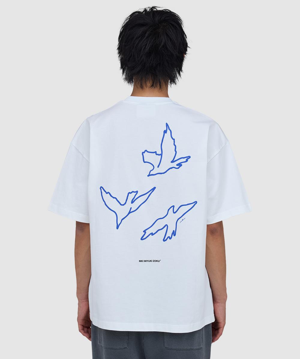 Mki Miyuki Zoku Men's White Flight T-Shirt ( - M) - Size M