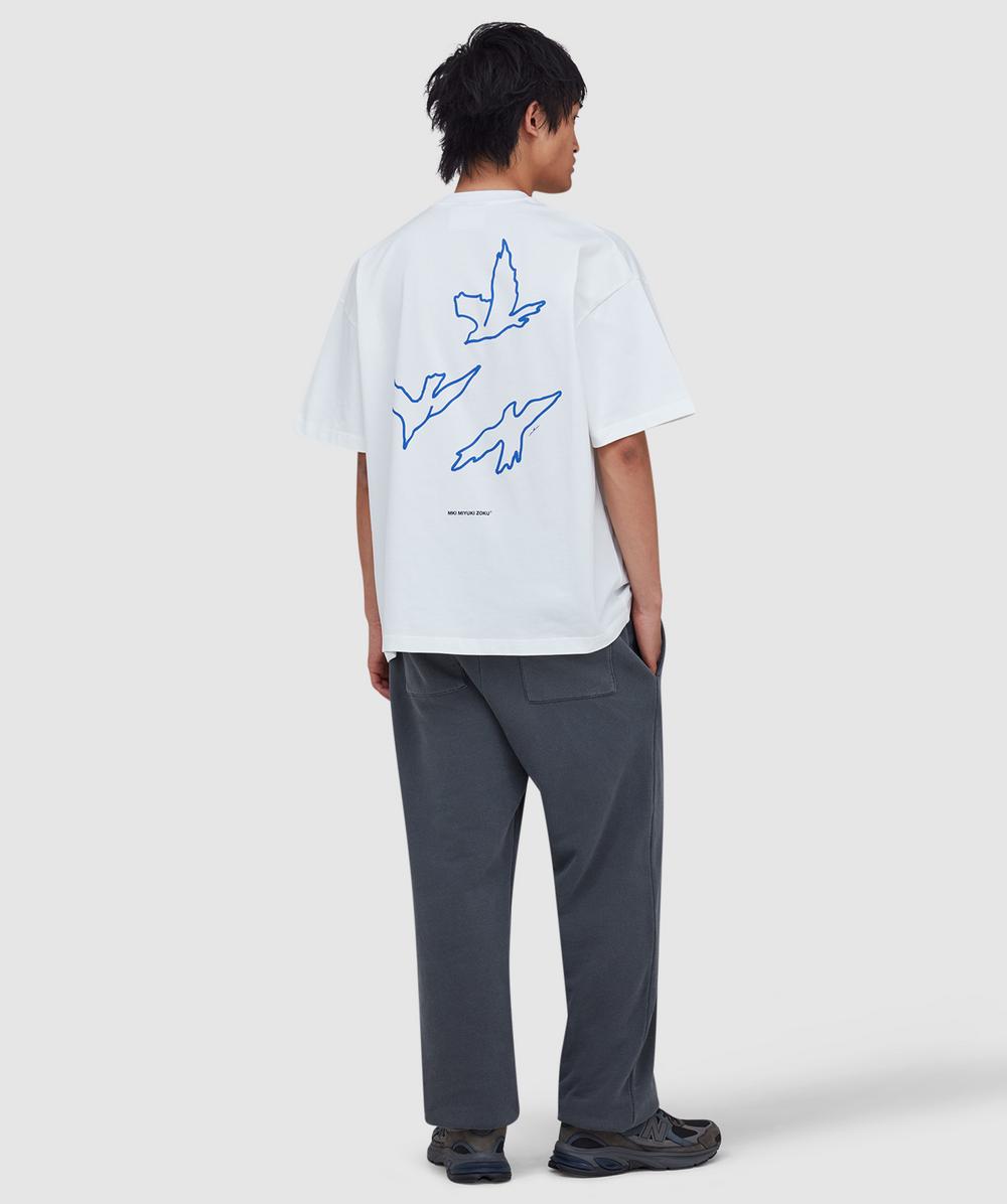 MKI MIYUKI ZOKU Flight t-shirt | WHITE | SEVENSTORE