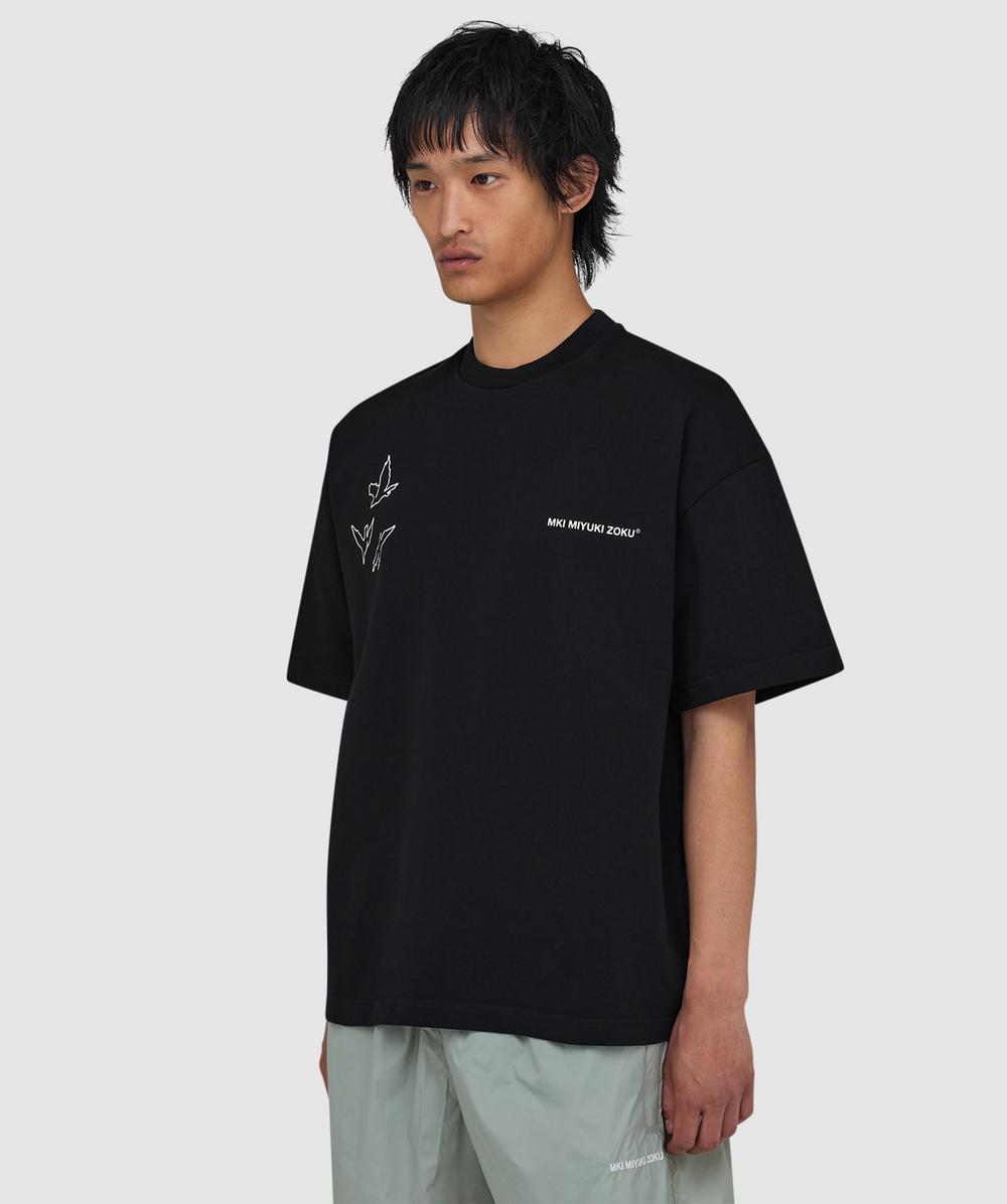 MKI MIYUKI ZOKU Flight t-shirt | BLACK | SEVENSTORE