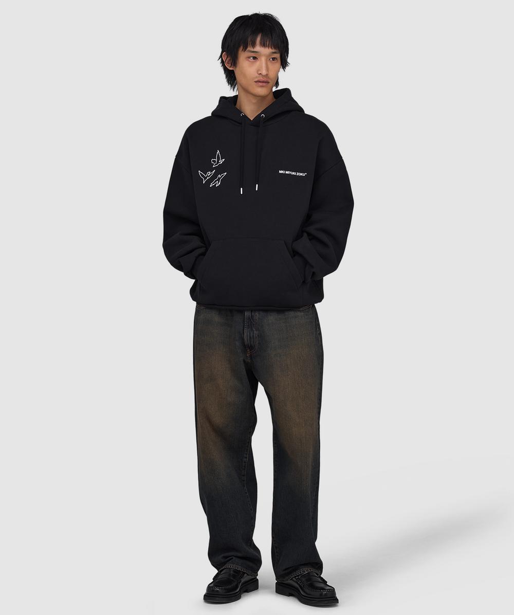 MKI MIYUKI ZOKU Flight hoodie | BLACK | SEVENSTORE