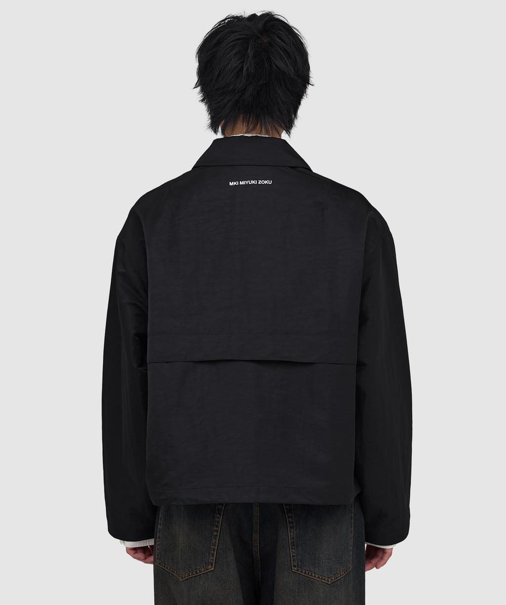 MKI MIYUKI ZOKU Silky nylon pilot jacket | BLACK | SEVENSTORE