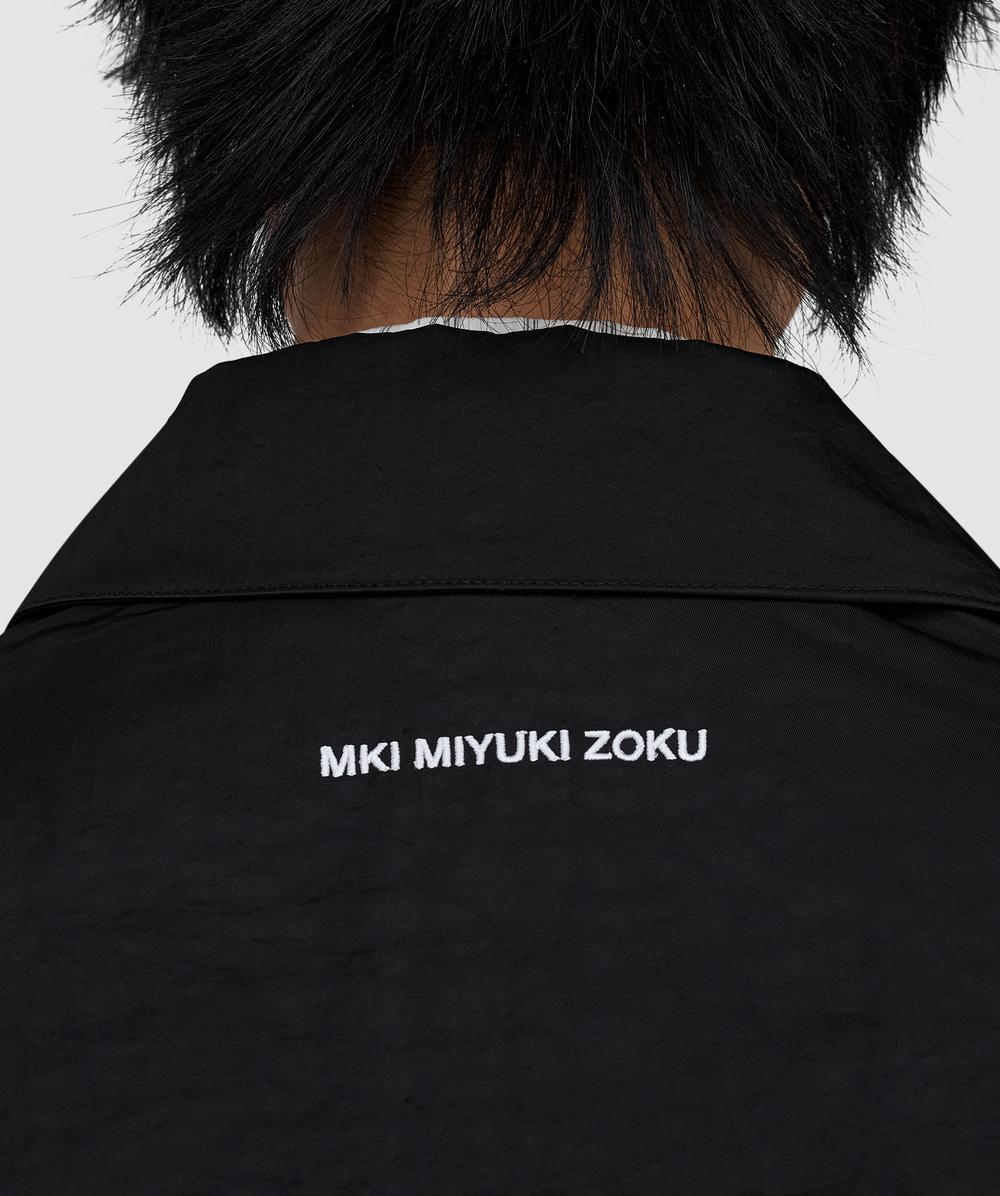 MKI MIYUKI ZOKU Silky nylon pilot jacket | BLACK | SEVENSTORE