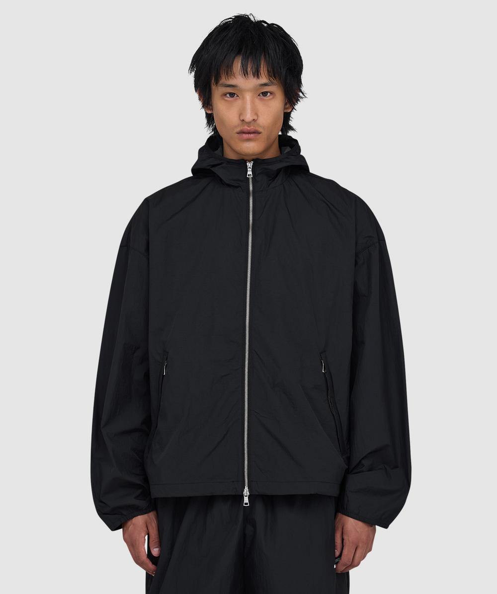 MKI MIYUKI ZOKU Hyperlight Hooded Wind Jacket (Black - M) - Size M, Male