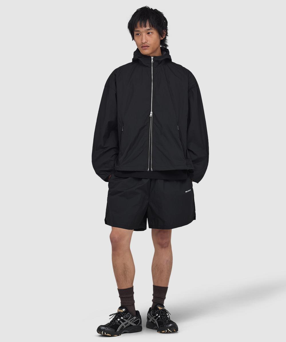 MKI MIYUKI ZOKU Hyperlight hooded wind jacket | BLACK | SEVENSTORE