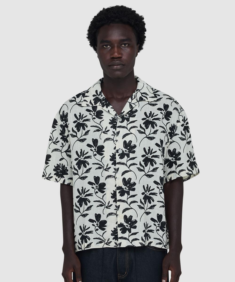MKI MIYUKI ZOKU Floral linen vacaction shirt | RAW | SEVENSTORE