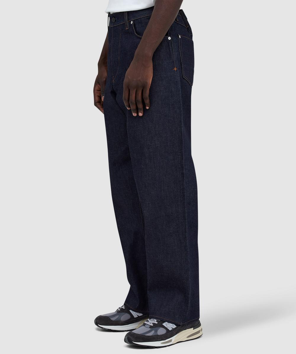 Stone Island Denim Research Indigo denim-raw loose fit five pocket