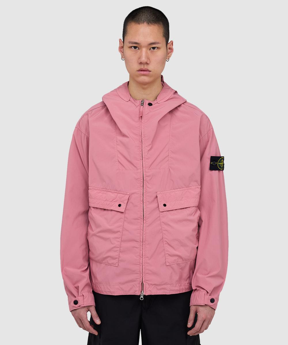 STONE  ピンク ナイロンジャケット Stone Island Light compact touch poly-tc short parka | OLEANDER