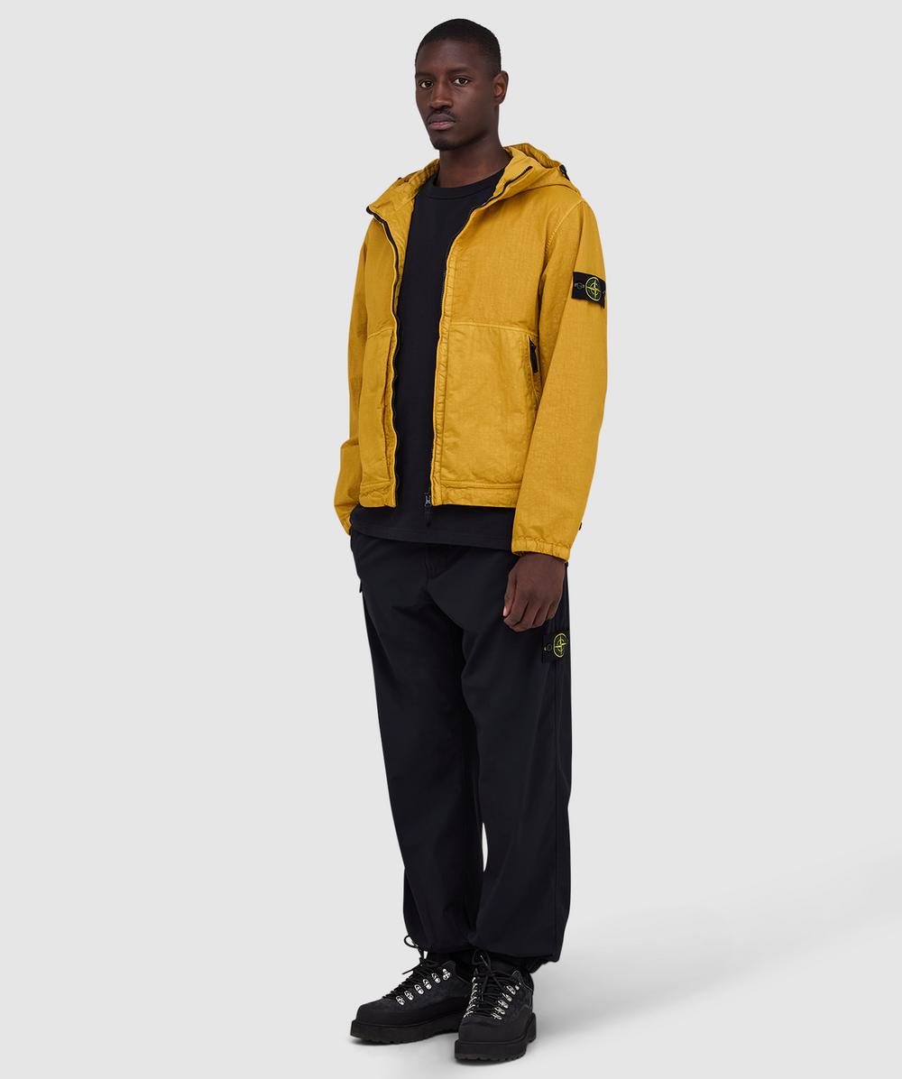 Stone Island Organic look Panama-TC garment dyed jacket | MUSTARD