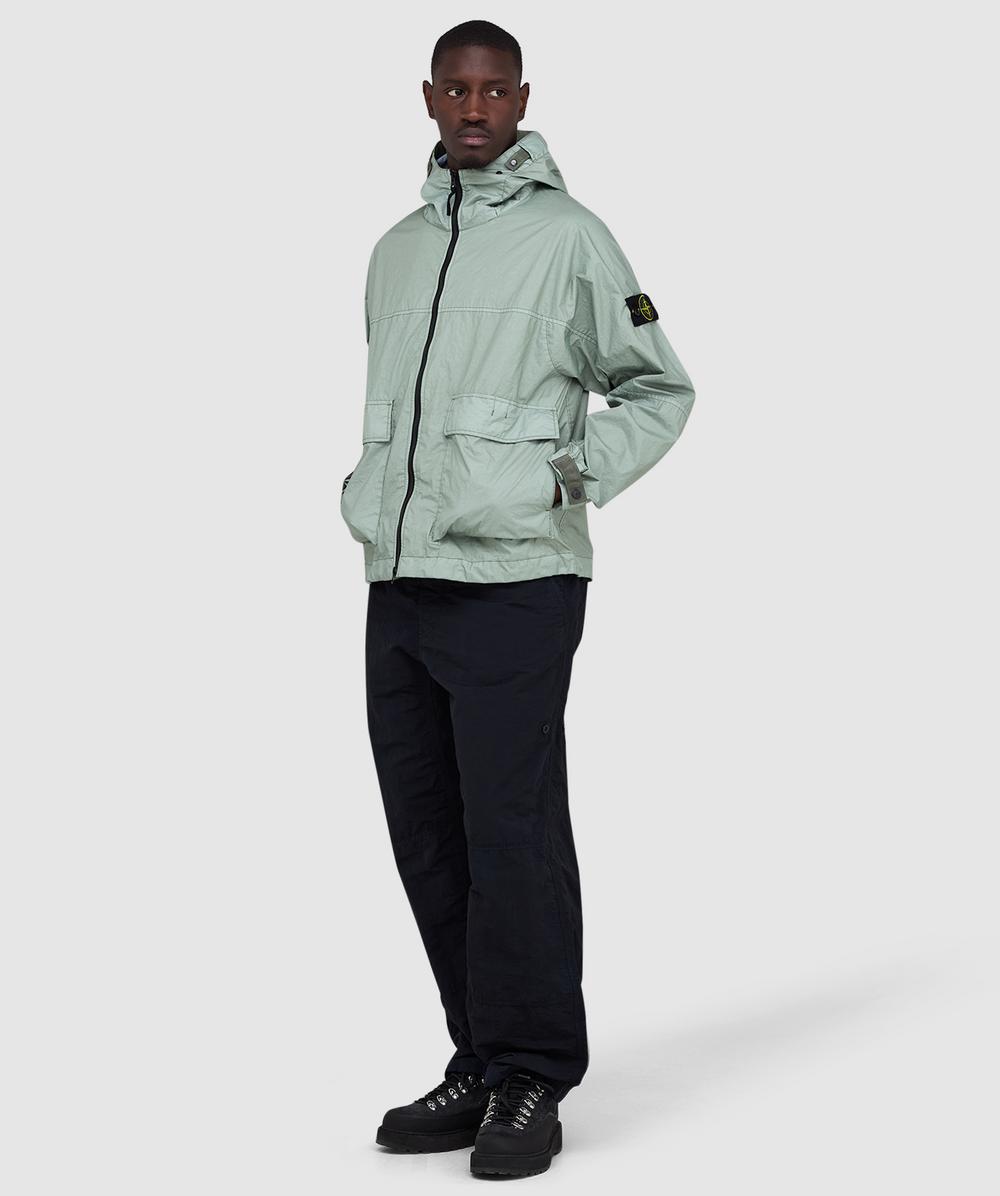 Stone Island Membrana 3L TC short parka jacket | SAGE | SEVENSTORE
