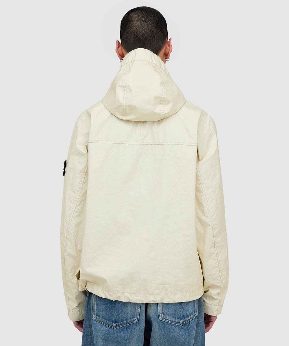 Stone Island Membrana 3L TC short parka jacket | IVORY | SEVENSTORE