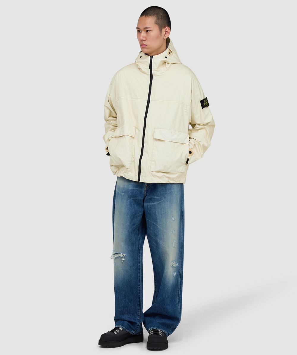 ジャケット・アウター 2024SS STONE  MEMBRANA 3L TC Stone Island Membrana 3L TC short parka jacket | IVORY | SEVENSTORE