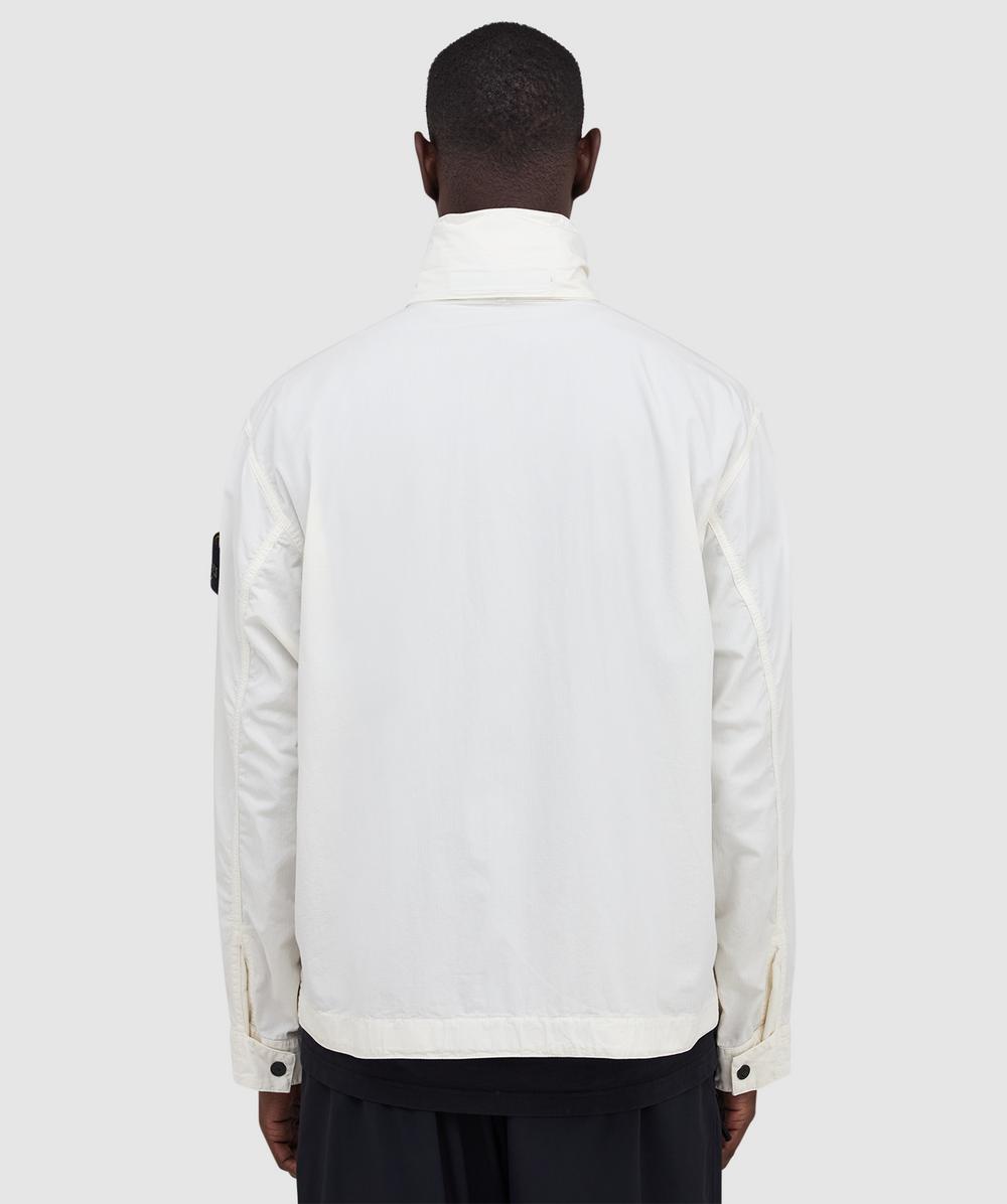 Stone Island Cotton nylon micro ripstop garment dyed jacket