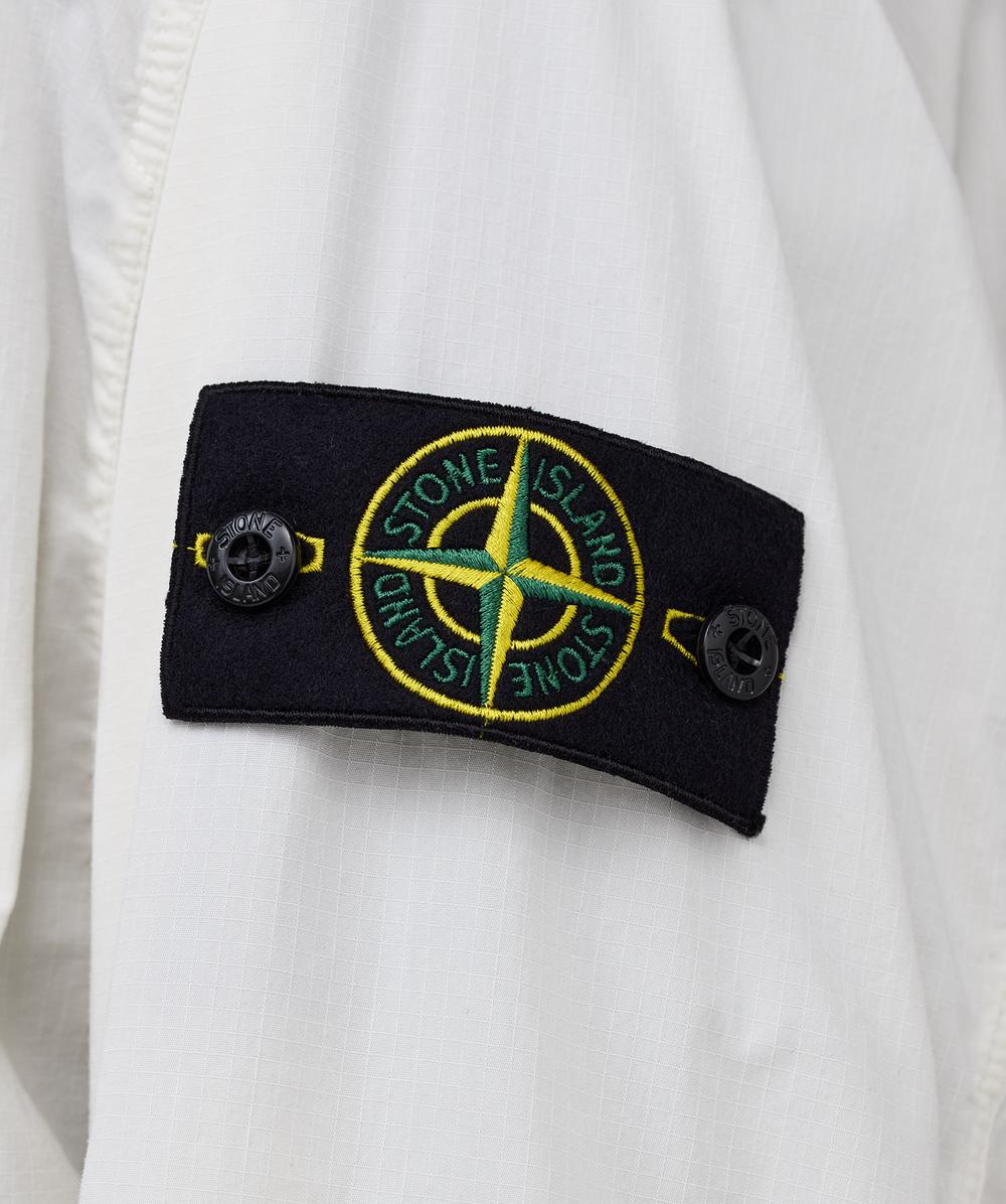 Stone Island Cotton nylon micro ripstop garment dyed jacket