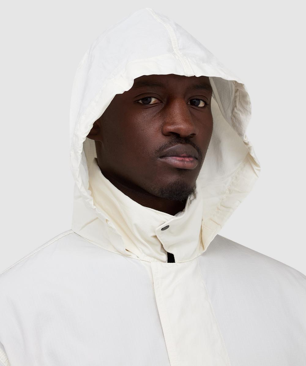 Stone Island Cotton nylon micro ripstop garment dyed jacket