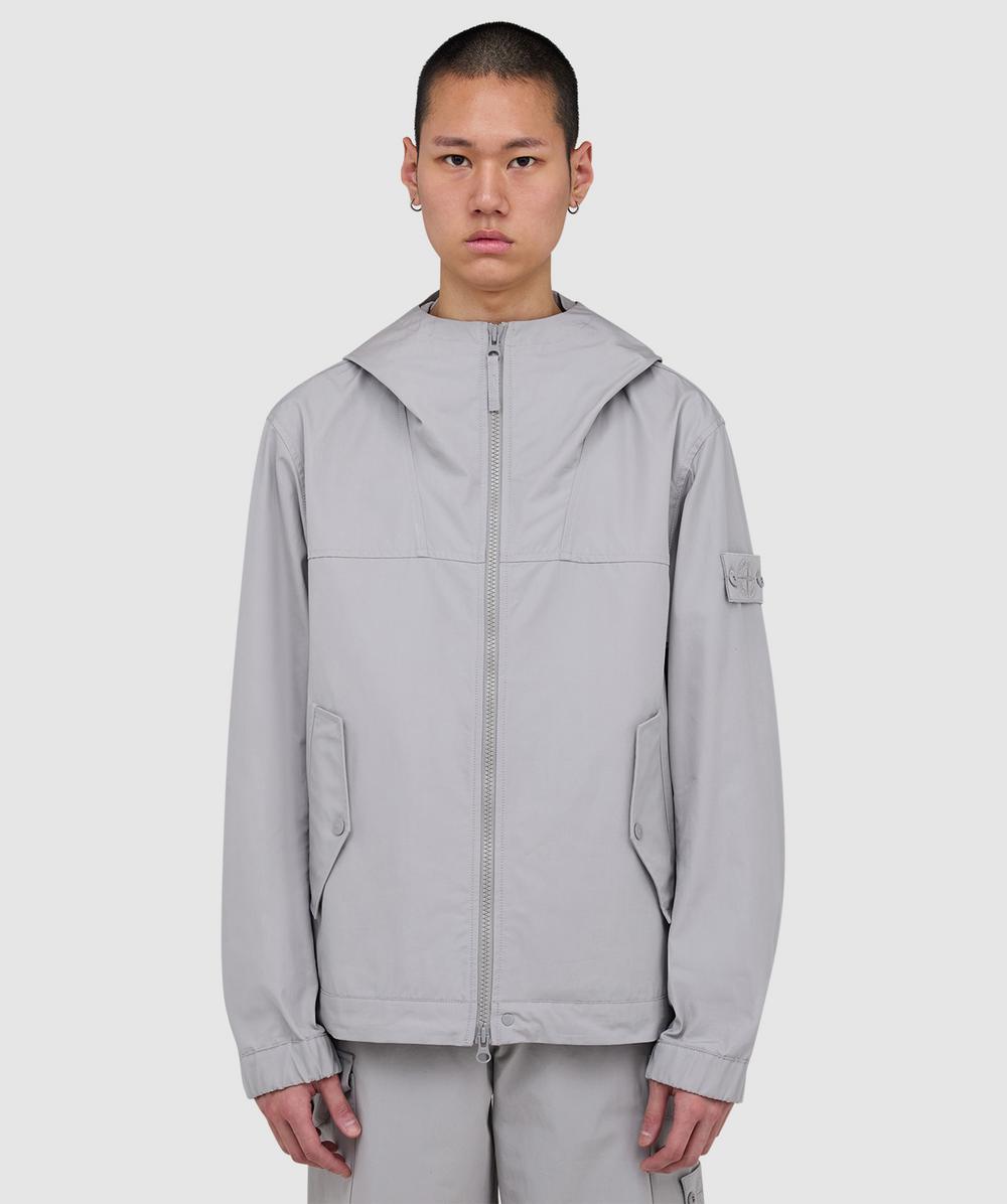 Stone Island Ghost All Weather Canvas Jacket (Dust - Xl) - Size XL, Male