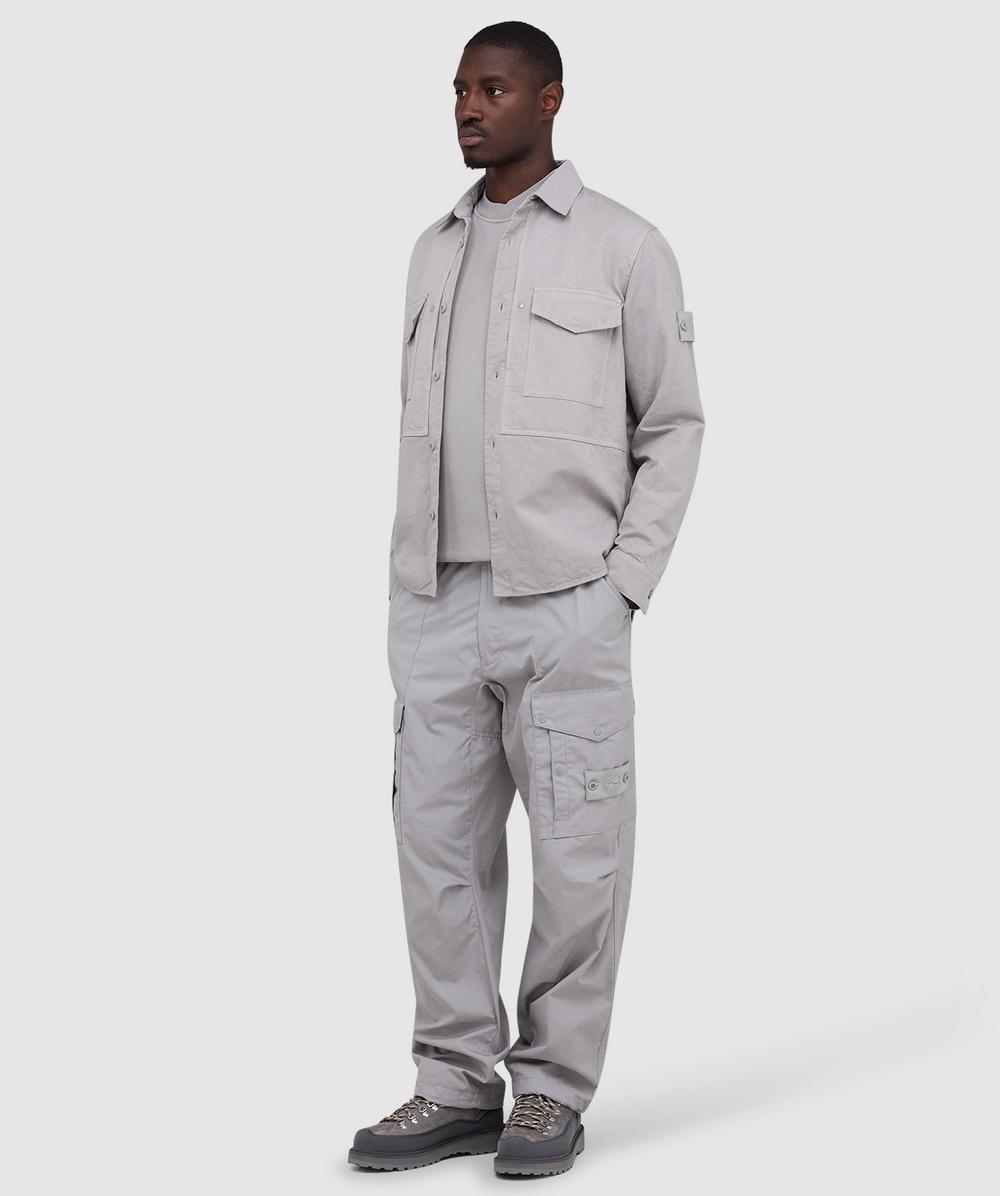 Stone Island Cotton linen canvas ghost shirt | DUST | SEVENSTORE