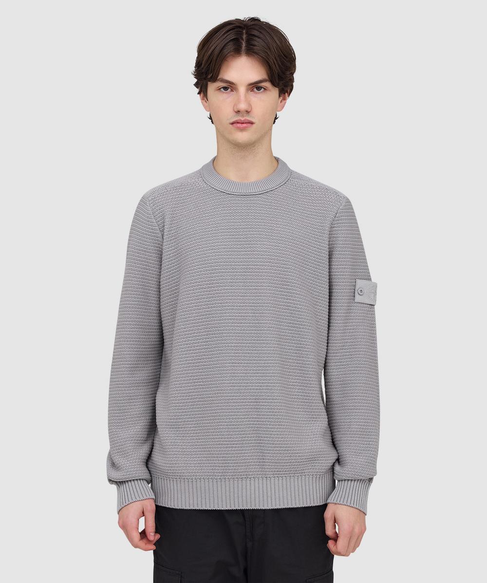 Stone Island Ghost cotton cashmere sweater | DUST | SEVENSTORE Stone Island Ghost cotton cashmere sweater | DUST | SEVENSTORE