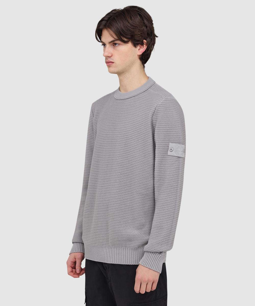 Stone Island Ghost cotton cashmere sweater | DUST | SEVENSTORE