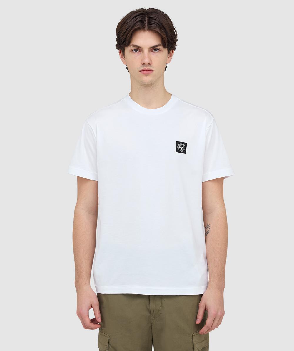 Stone Island 60/2 cotton jersey t-shirt | WHITE | SEVENSTORE