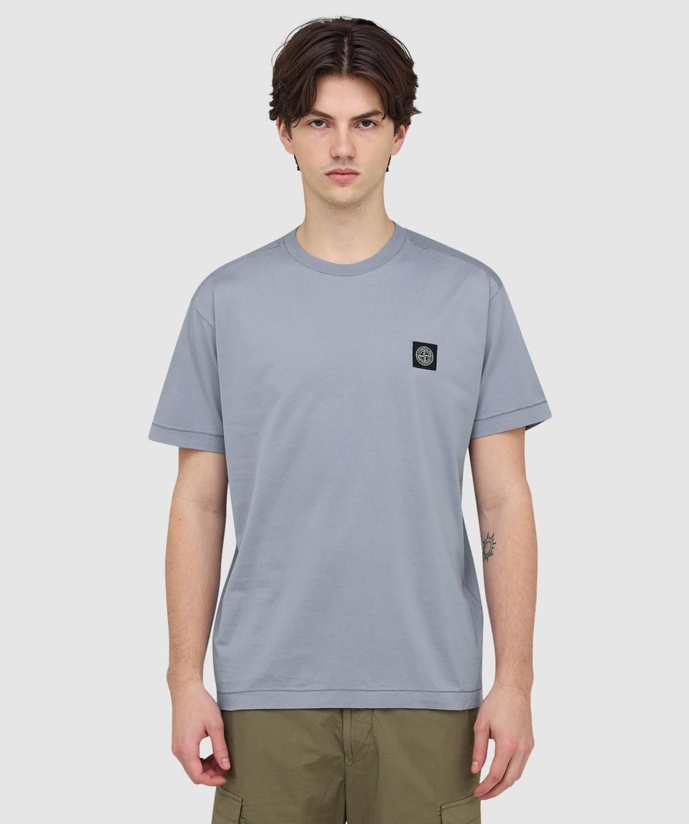 Stone Island 60/2 cotton jersey t-shirt | DARK BLUE | SEVENSTORE