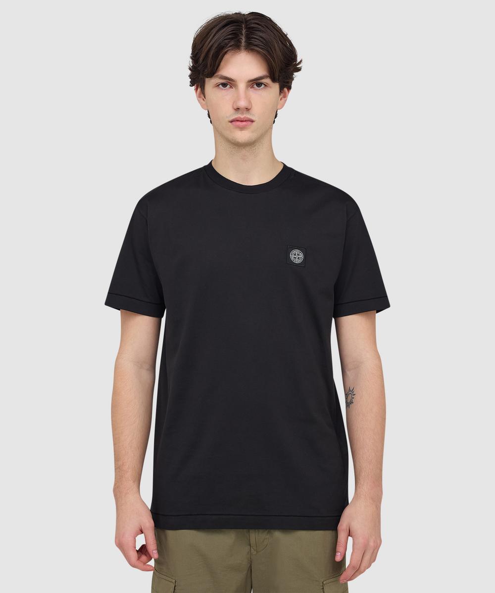 Stone Island Men's Black 60/2 Cotton Jersey T-Shirt ( - Xl) - Size Xl