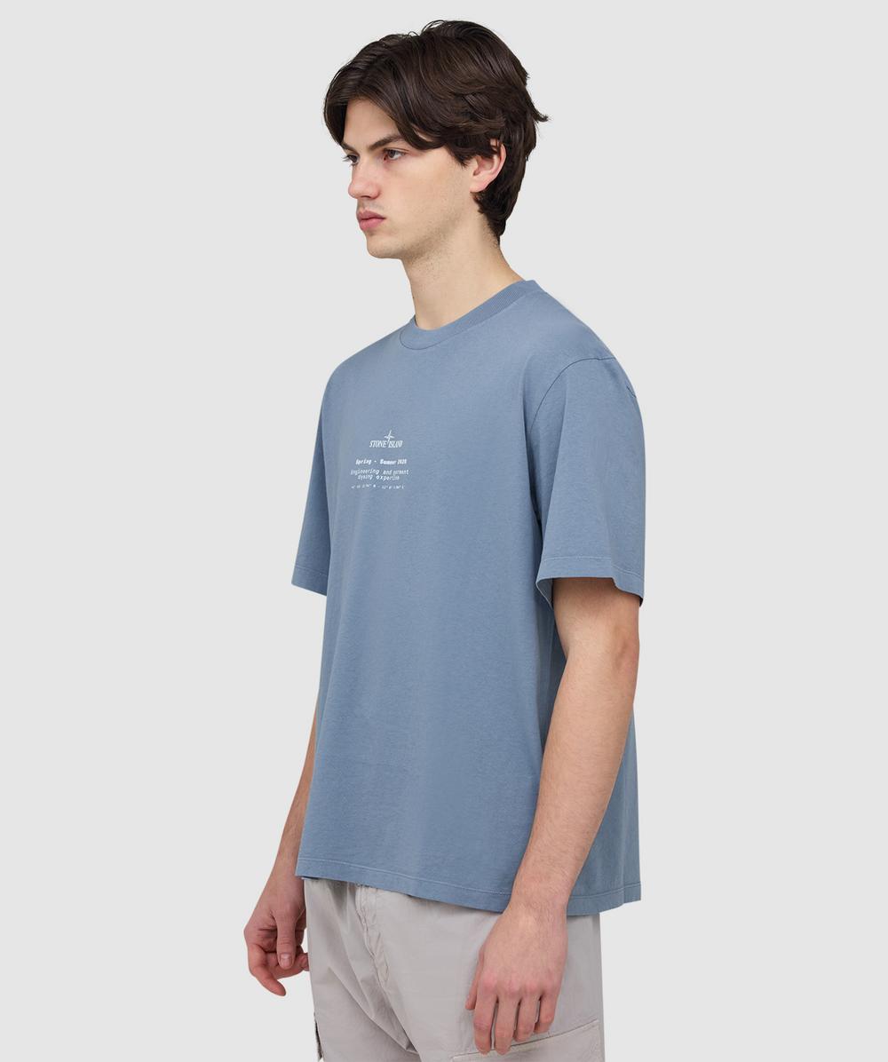 Stone Island Stone print t-shirt | DARK BLUE | SEVENSTORE Stone Island Stone print t-shirt | DARK BLUE | SEVENSTORE