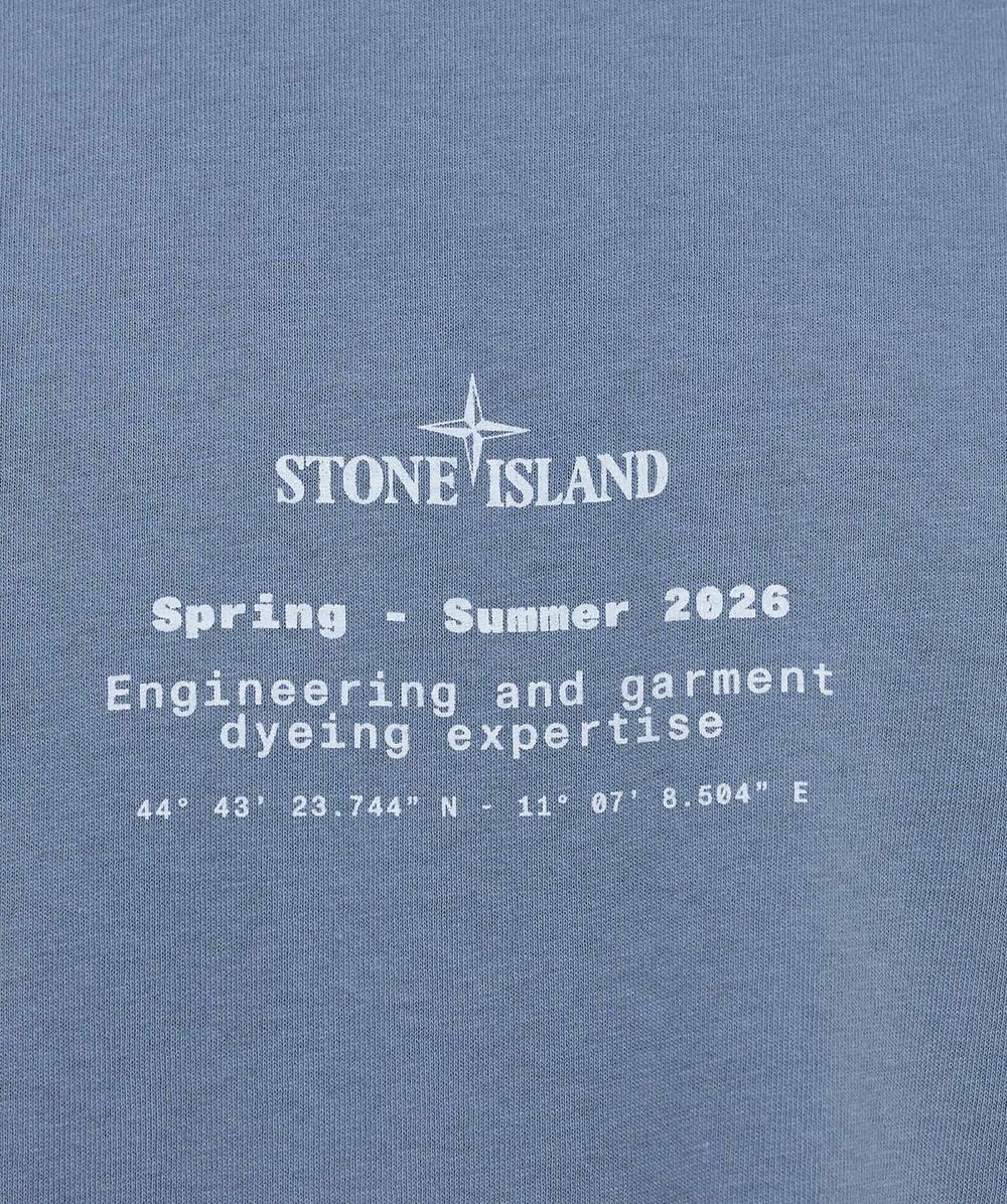 Stone Island Stone print t-shirt | DARK BLUE | SEVENSTORE