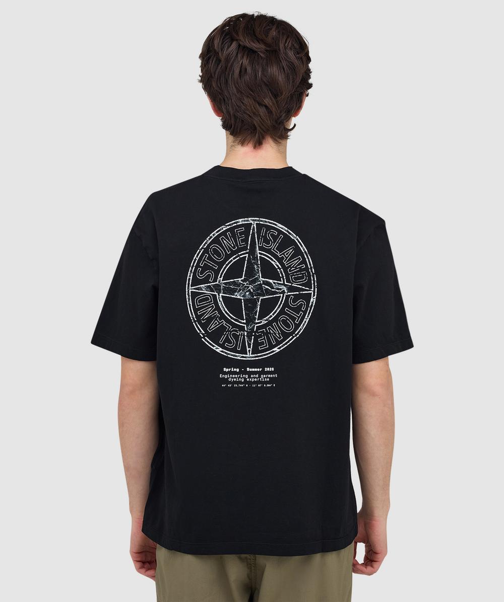 Stone Island Stone print t-shirt | BLACK | SEVENSTORE