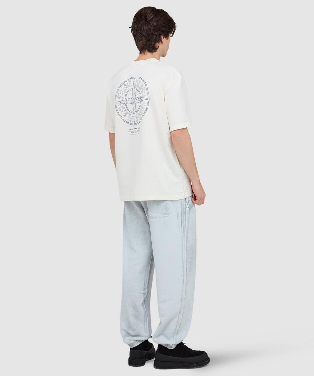 Stone Island Stone print t-shirt | IVORY | SEVENSTORE