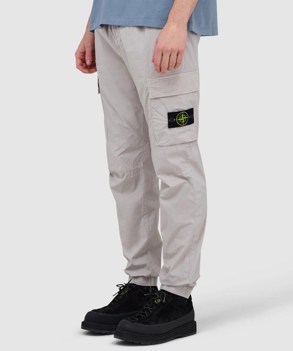 Stone Island Stretch tela 'paracdute' pant | PEARL GREY | SEVENSTORE