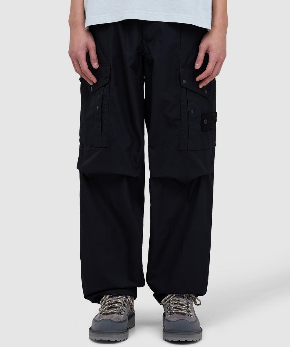 Stone Island Ghost All Weather Canvas Pant (Black - 34) - Size 34, Male