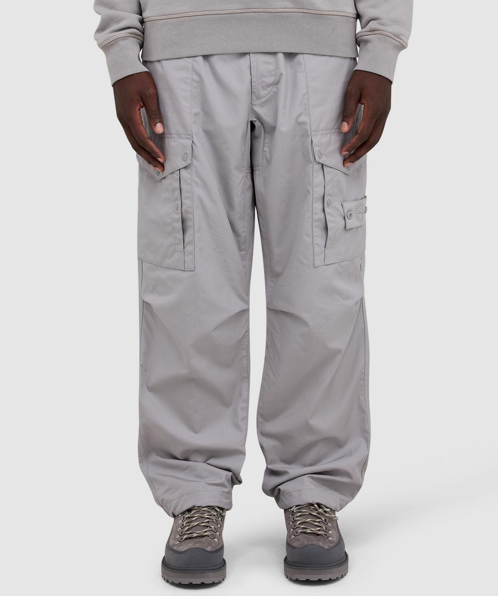 Stone Island Ghost All Weather Canvas Pant In Gray