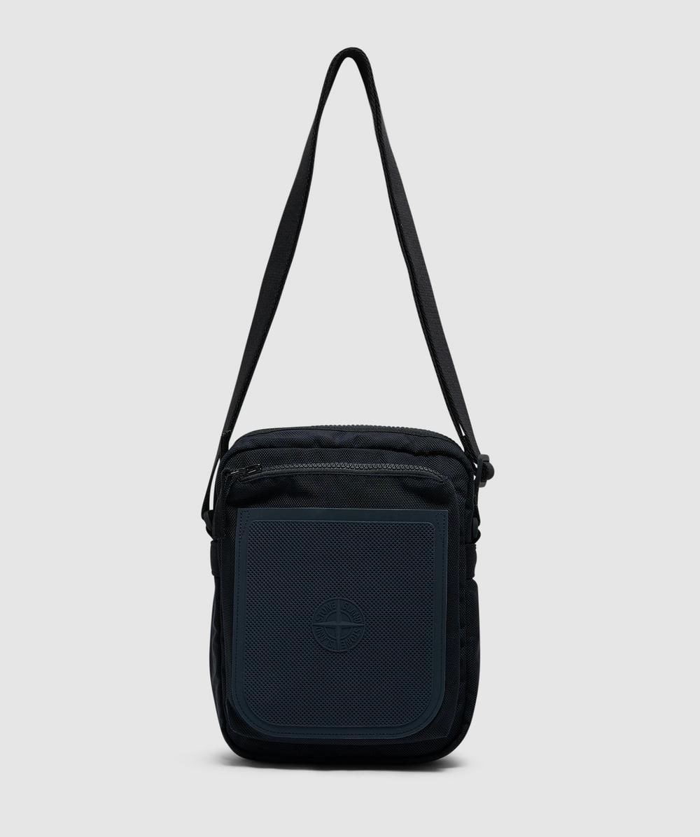 Stone Island Nylon Panama Pouch Bag In Green