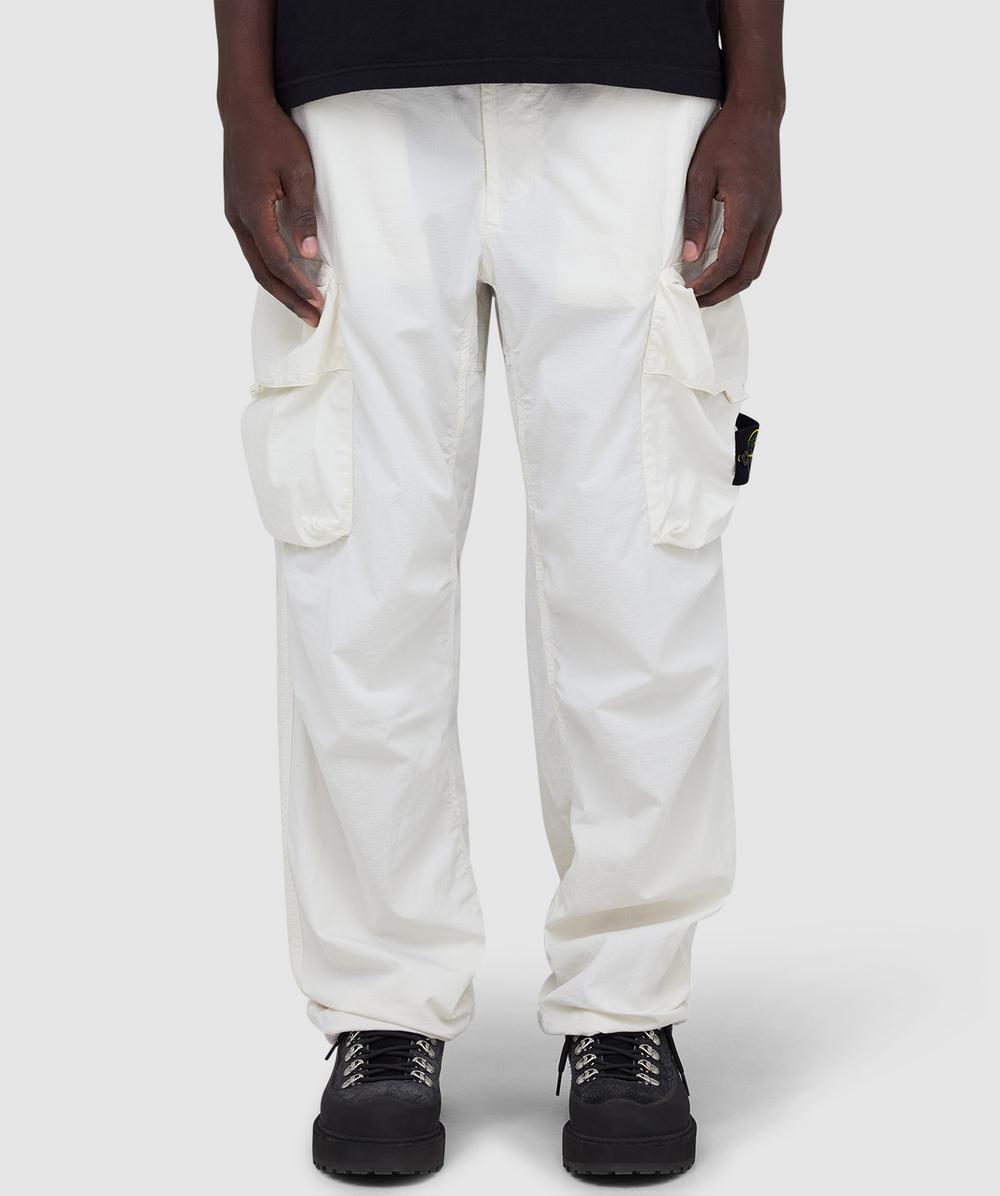 Stone Island Cargo Pant In White