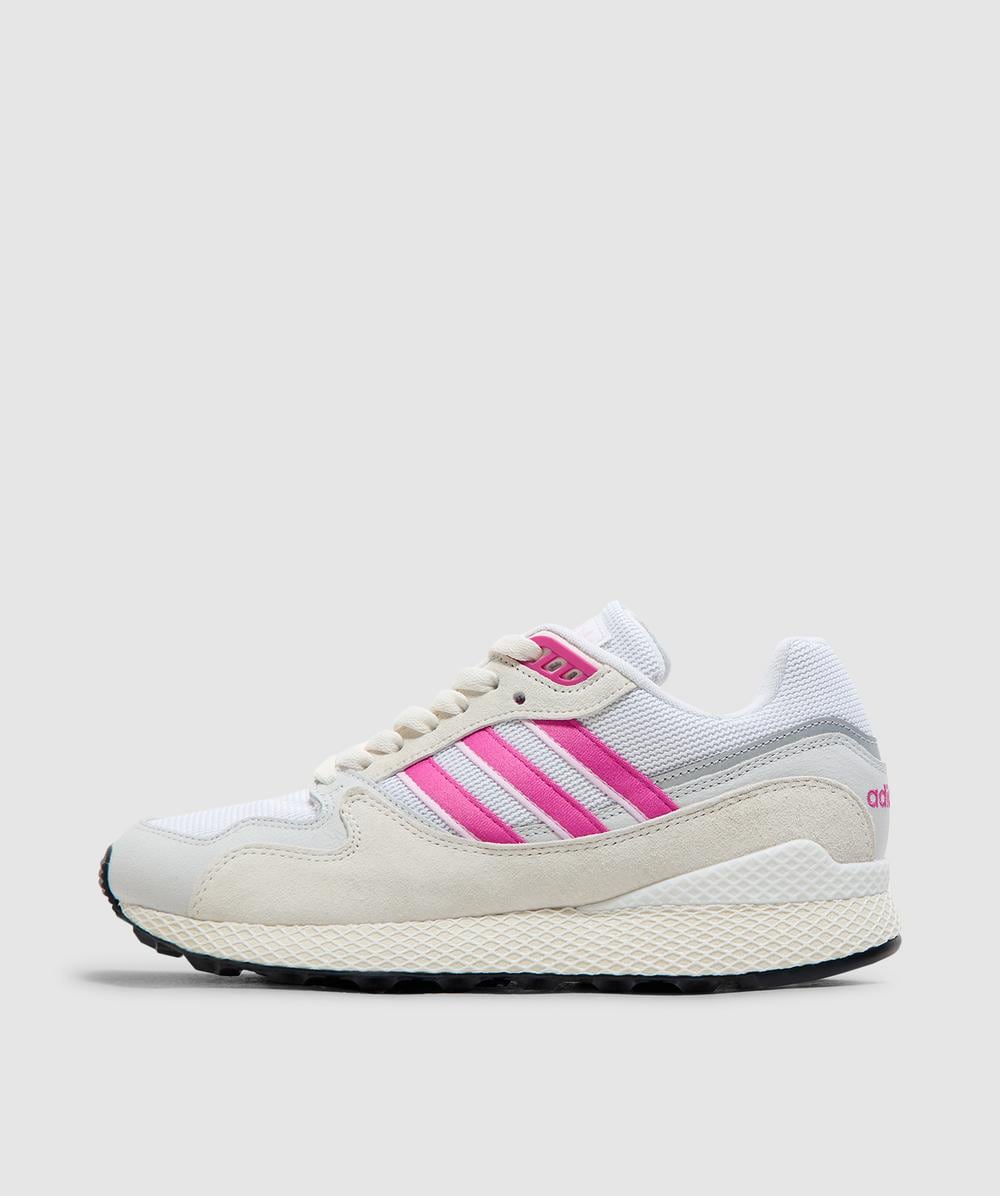 Adidas Men's White Oregon Ultra Tech Sneaker (Cloud /Semi Lucid Fuchsia/Orchid Fusion - 8) - Size 8