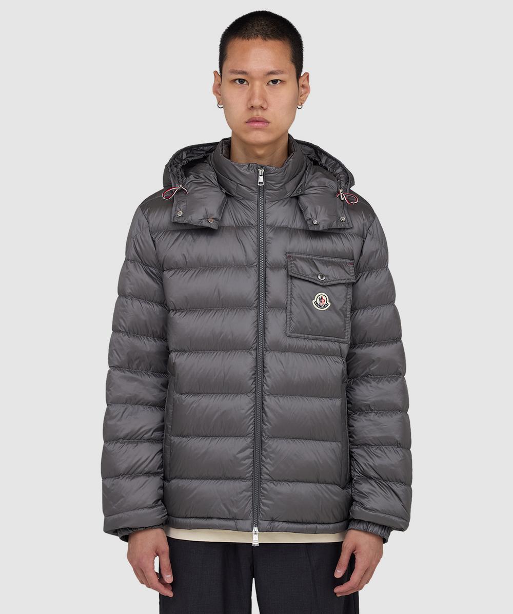 Moncler Men's Grey Verith Down Jacket ( - 4) - Size 4