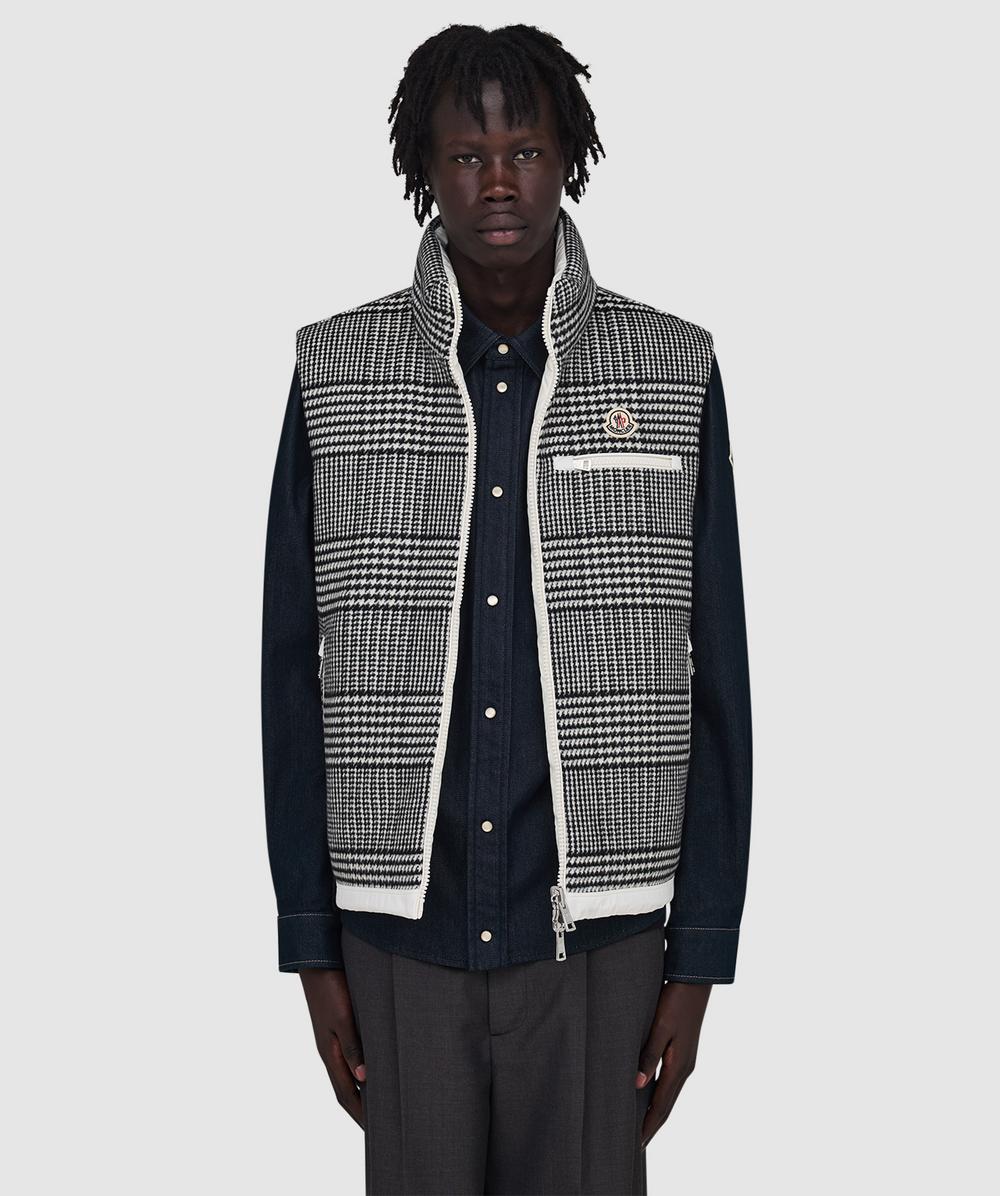 Moncler Men's Grey Gienah Down Vest ( - 4) - Size 4