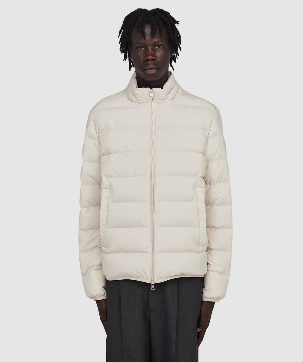 MONCLER フリースロンパース ホワイト Moncler Montbrocq hooded down jacket | WHITE | SEVENSTORE