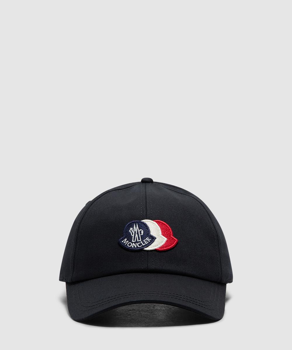 Moncler Tri logo cap | BLACK | SEVENSTORE