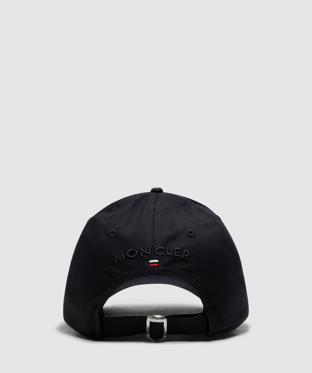 Moncler Tri logo cap | BLACK | SEVENSTORE