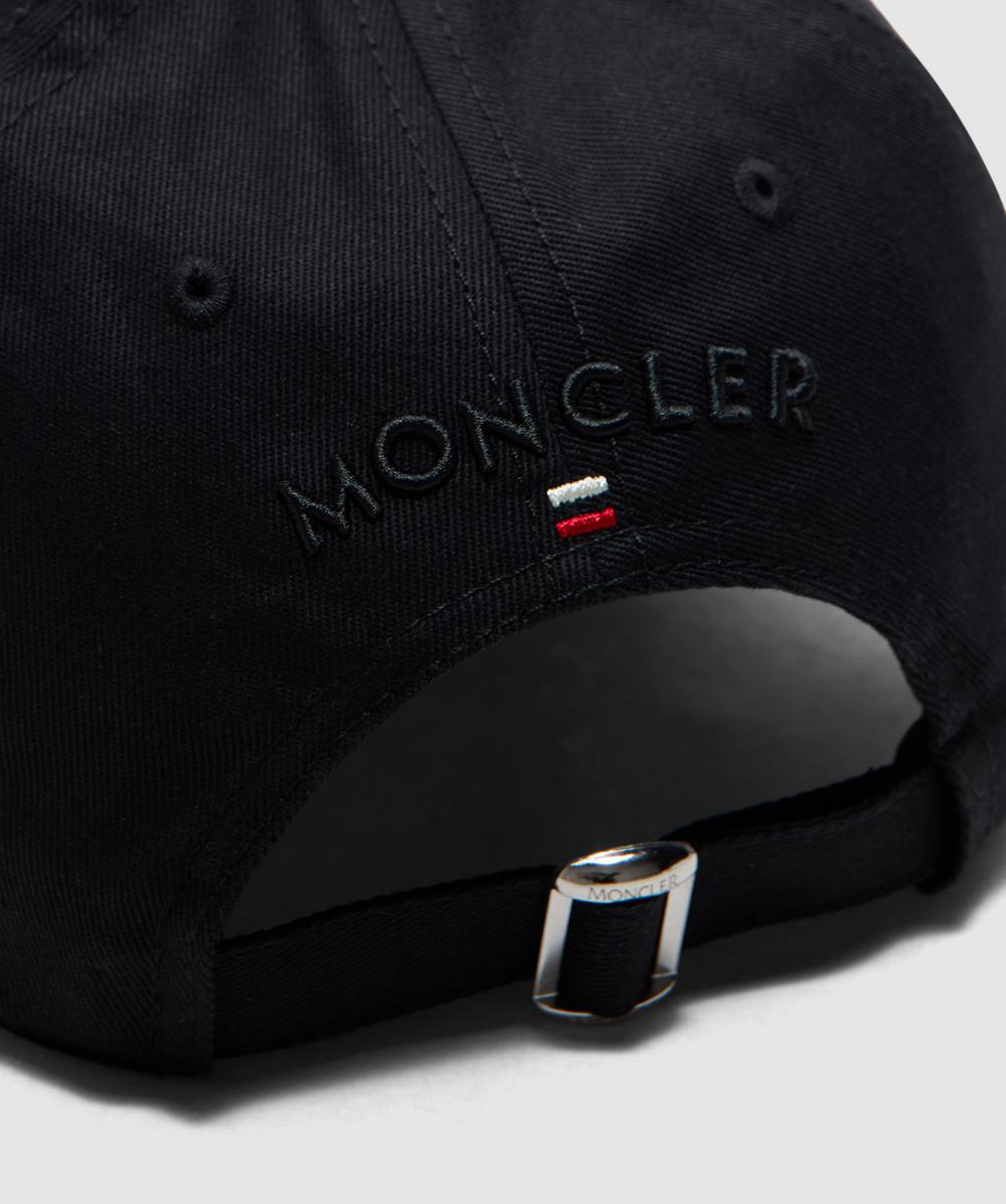 Moncler Tri logo cap | BLACK | SEVENSTORE