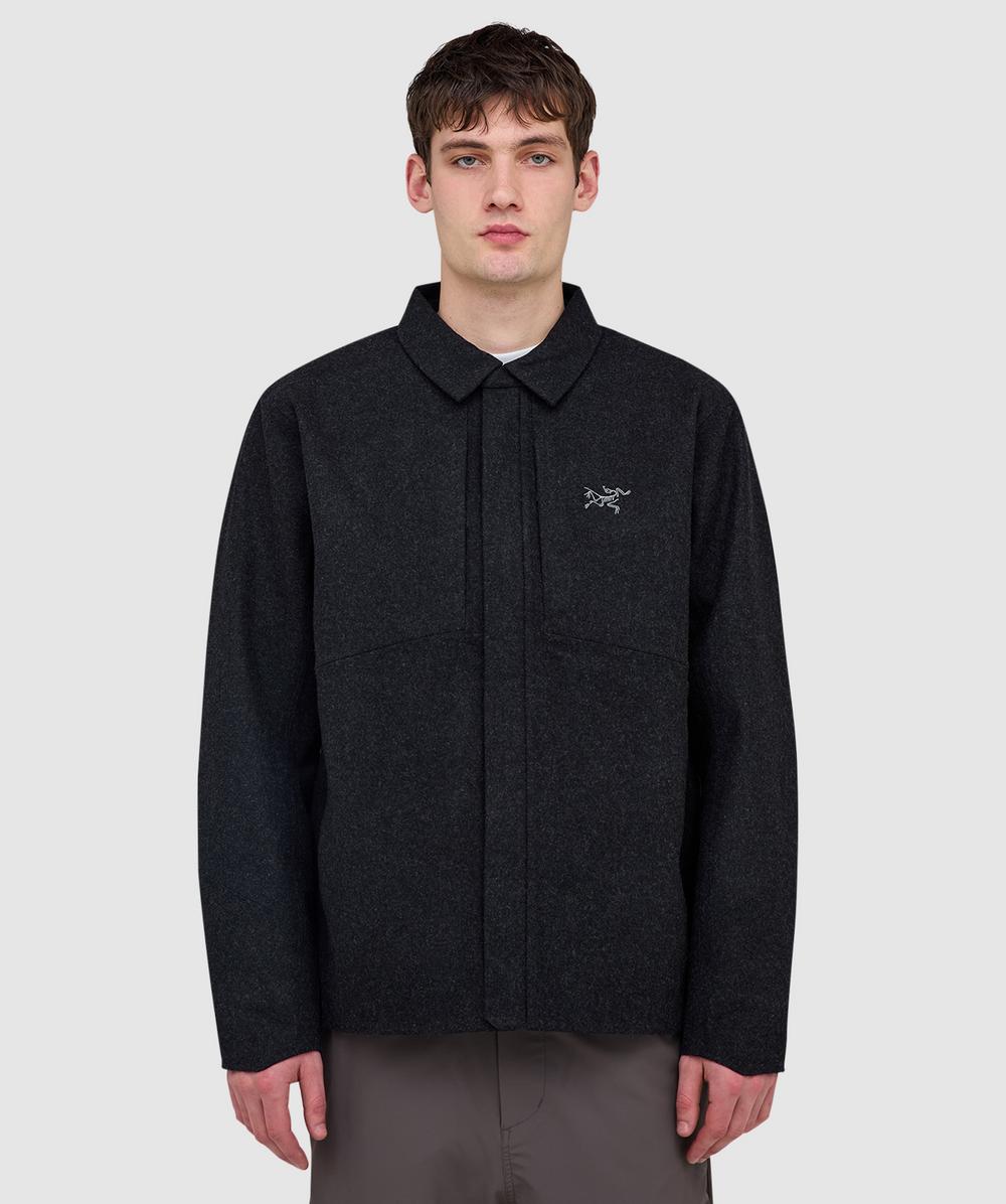 Arc'teryx Arcteryx Sawyer Wool Overshirt In Black
