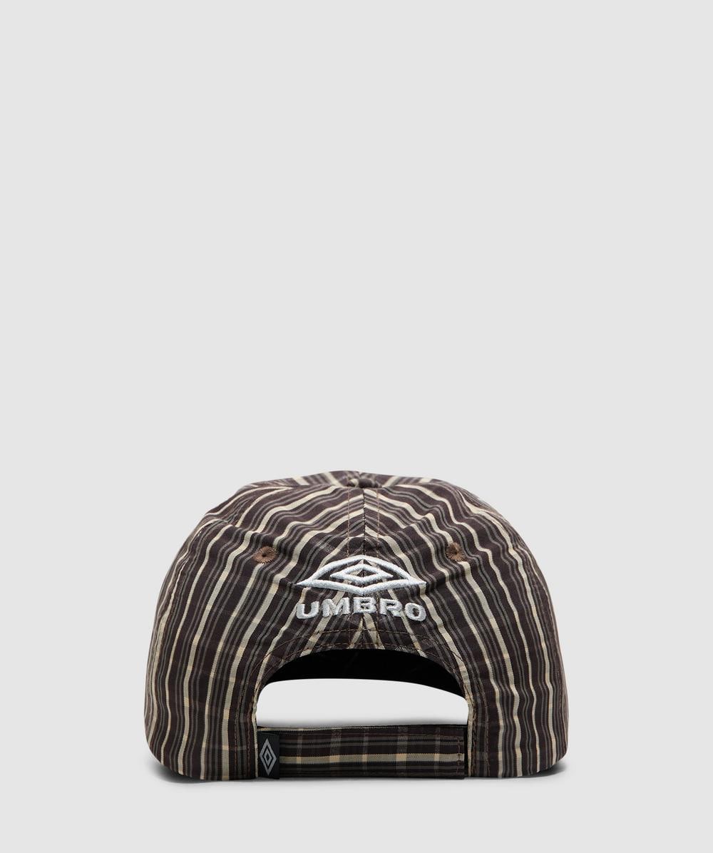 Umbro x Slam Jam Check hazard cap | BEIGE/DARK BROWN | SEVENSTORE